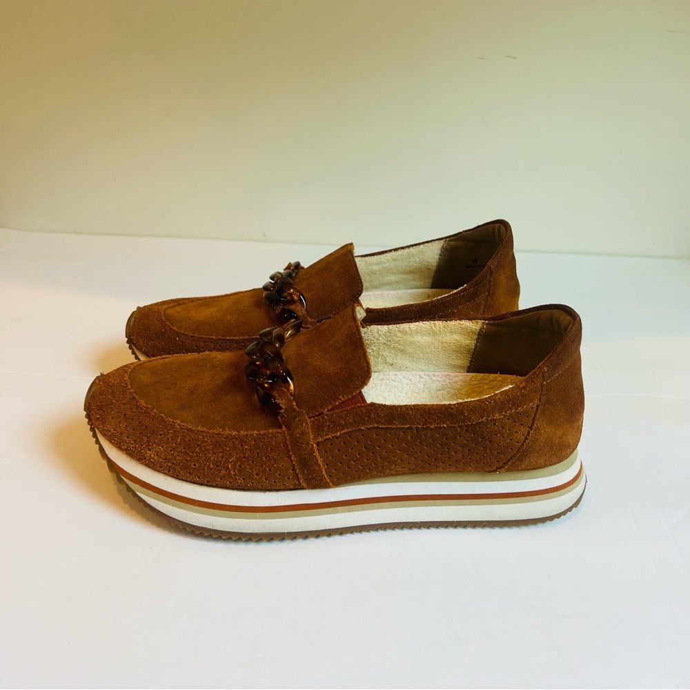 Pelle Moda Odalis Suede Shoes In Cognac Suede size 8 - Picture 3 of 7